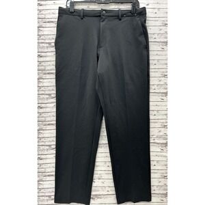 Uniqlo Men Stretch Waist Trouser Ankle Pants Black Size Medium W30-33 Drawstring
